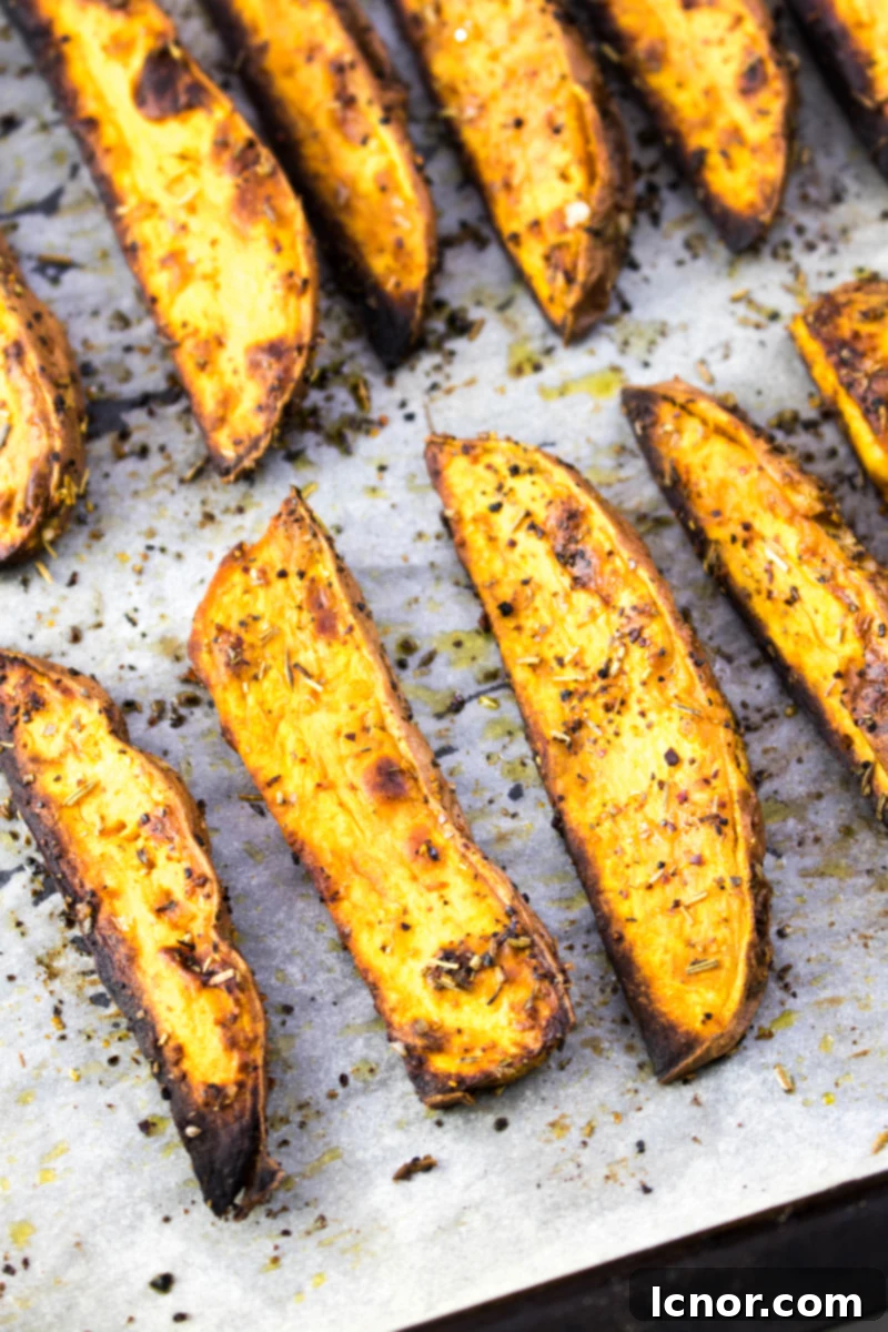 Sweet Potato Wedges #sweetpotato #appetizers #sweetpotatorecipes #vegan
