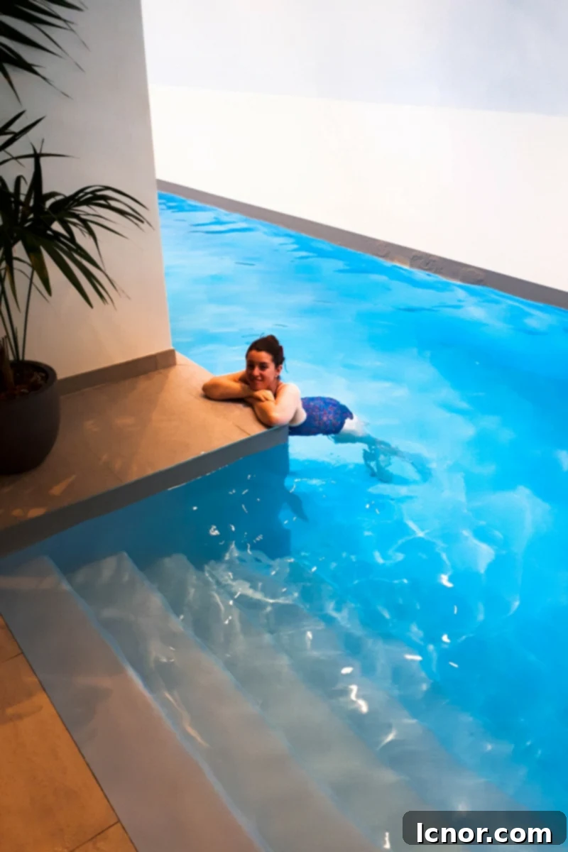 Relaxing hammam at Hotel Parister, part of a luxury Parisian spa
