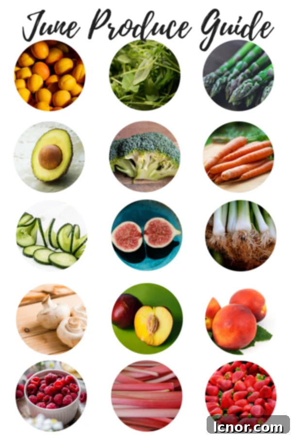 What's in season in June? Seasonal Produce Guide for Gourmet Home Cooks