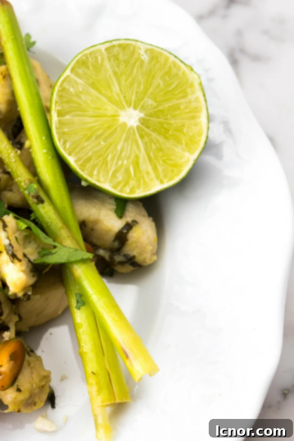 Cambodian lemongrass ginger chicken stir fry