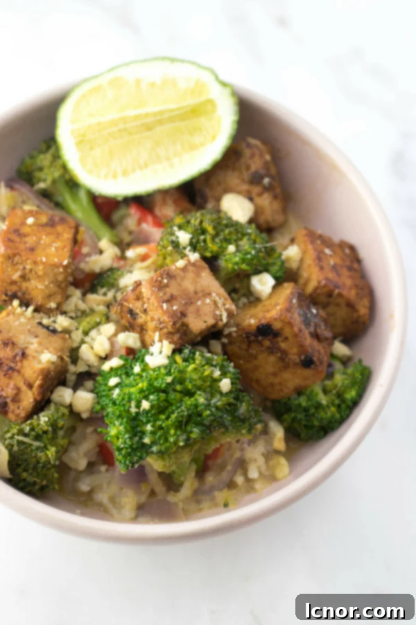 Lemongrass Curry with Broccoli and Tofu