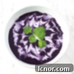 Purple carrot soup vegan