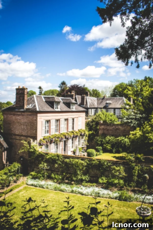 Gerberoy's charming rose-covered streets, a highlight of the village
