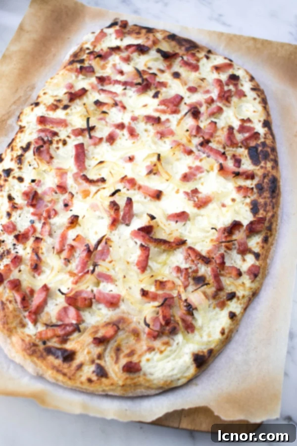 Flammekueche (Alsatian Pizza)