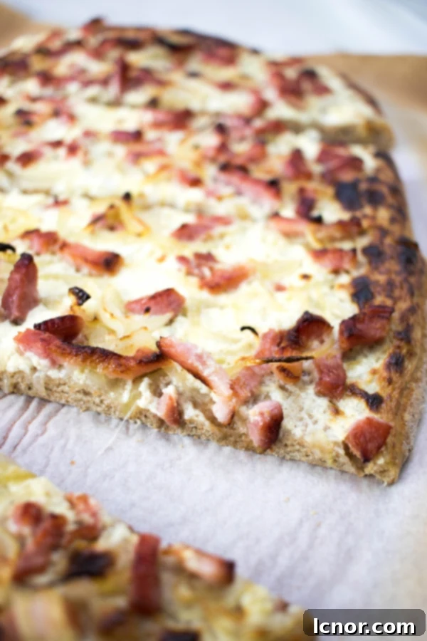 Flammekueche (Alsatian Pizza)