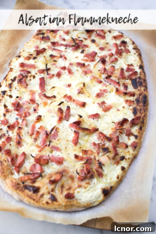 Flammekueche (Alsatian Pizza)