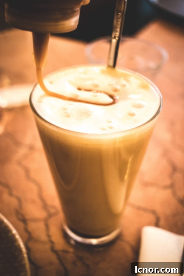 Caramel cappuccino from Karamel Paris