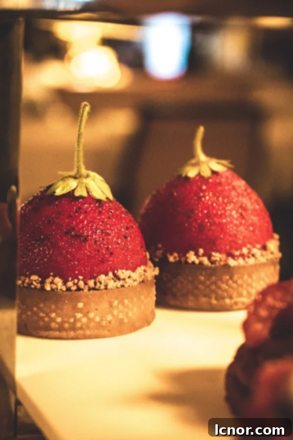 Cédric Grolet's Trompe-l'oeil Strawberry Pastries at Le Meurice Paris