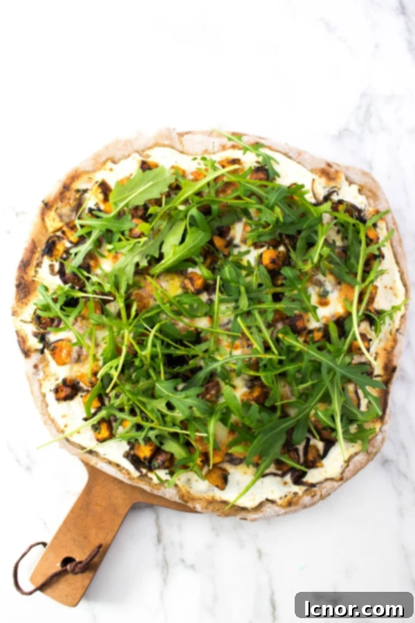 Roasted Sweet Potato Pizza 4 Prepared Vegetarian Sweet Potato Pizza ready for baking