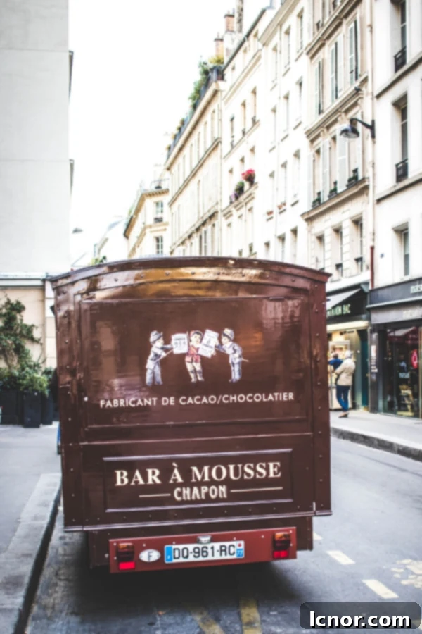 Chapon Chocolate Mousse Bar Paris