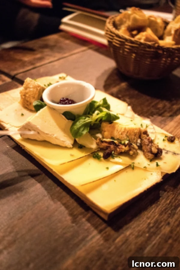 Traditional food in Paris