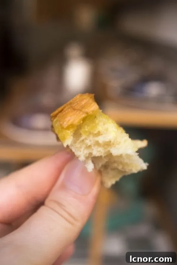 Greek olive oil on a piece of Greek bread